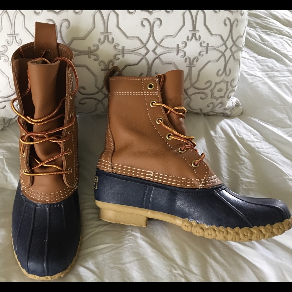 EUC -LL Bean 8 Inch boots